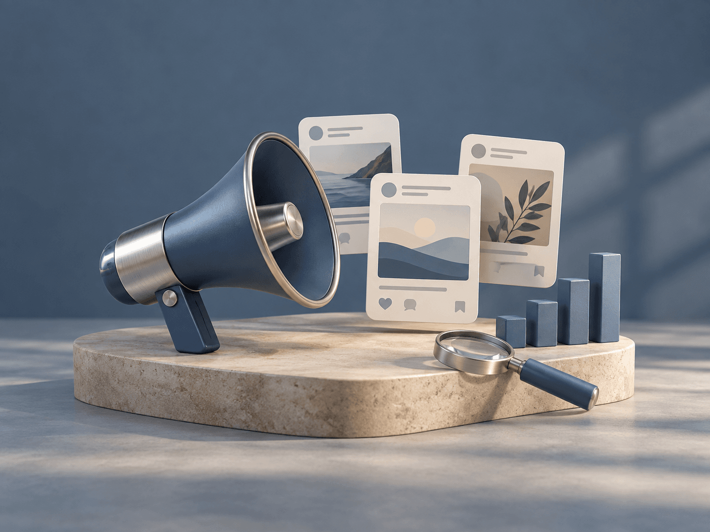 Marketing tools, social content cards, and growth analytics